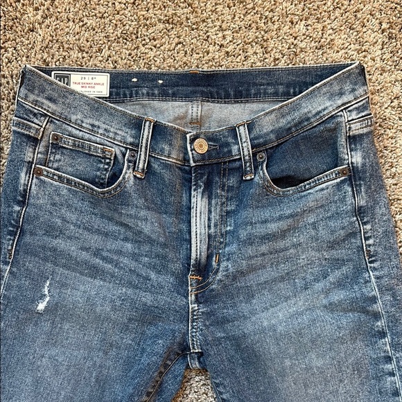 GAP Denim - True Skinny Ankle Mid Rise Jeans - Picture 2 of 9
